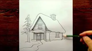 qor manzarasidagi uycha rasmi