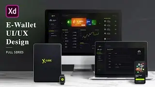 E-wallet UI/UX Design in Adobe XD full series | Intro