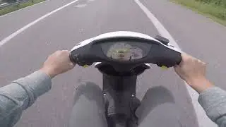 Honda Dio ZX 0-130kmh Acceleration & Top Speed on The Highway Athena Racing