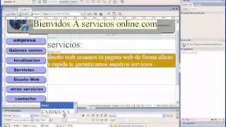 crear pagina web con dreamwaver 8 (dw8) parte 9