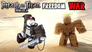 Roblox Attack On Titan: Freedom War is Scary.