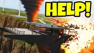 Mega Mansion VS Tornado! | Teardown Realistic Destruction Test