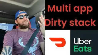 DoorDash Instacart Uber eats ride along multi app dirty stacking #doordash #money #motivation #funny