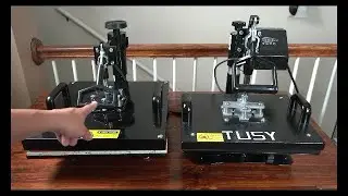 Unboxing the 5 in 1 Tusy 15x15 heat press and comparing it with the Tusy 15x12.