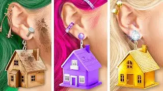 Домики одного цвета челлендж! Бедная vs богатая vs ультра богатая