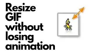 Resize gif without losing animation
