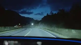 Tesla Model 3 "Highland" - Matrix headlights test 1