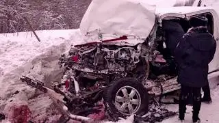 В Прикамье фура въехала в пикап, один человек погиб