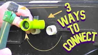 Outdoor Washing Machine Test / 3-ways to connect Garden hose to washer
