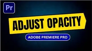 How to Adjust Opacity in Premiere Pro-HINDI/URDU