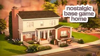 Nostalgic Base Game Home 💚 || The Sims 4 Speed Build