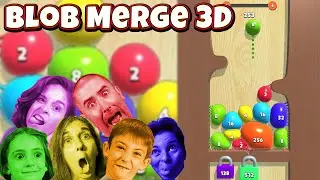 Blob Merge 3D Gameplay and Review (iOS and Android Mobile Game)