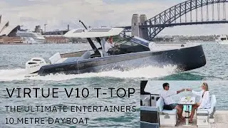 The Ultimate Mid-Sized Lux Dayboat | The Virtue V10 T-Top in Sydney Harbour