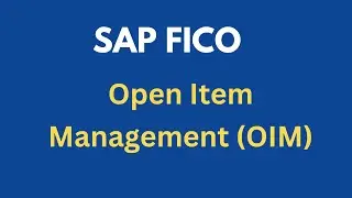 Open Item Management in SAP FICO Example | SAP For GL Accounts | SAP FICO OIM Tutorial
