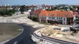 Veszprém belvárosi Körforgalom és aluljáró építése 2012.06.21