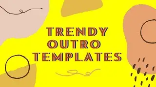 Minimalist Outro Templates | No Text | Free Download