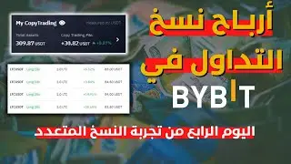 ارباح اليوم الرابع من تجربة نسخ الصفقات المتعدد MultiCopy trading