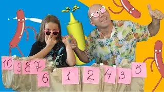 СОУС челлендж с едой Катя и папа