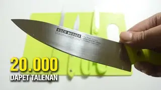 Unboxing Pisau Set Murah | Dapet Talenan