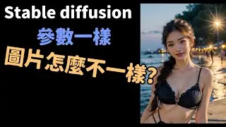stable diffusion版本不同，同樣參數生成圖片也不同??