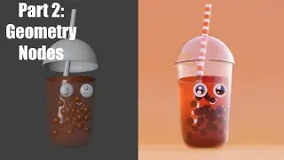 How to make a simple character in Blender - Part 2: Geometry Nodes