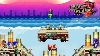 SSF2 Mods: Sonic, Classic Sonic, and Shadow vs Mecha Sonic
