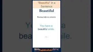 Beautiful meaning | Beautiful in a Sentence | Most common words in English 