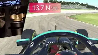 Fanatec DD1 force feedback on iRacing @ Imola
