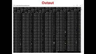 Program to print All ASCII characters and Code