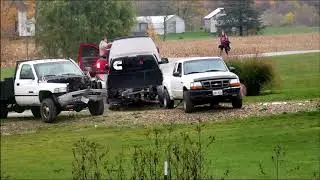 To Pull A Dodge Off A Trailer...