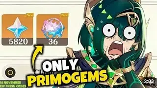  💎 Genshin Impact Codes 11 November 2025 | 100% Working Redeem Codes | Only Free Primogems