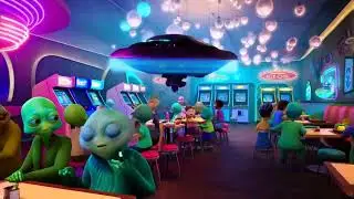 Alien Hashrate Café 👽⛏️ – LoFi That Mines 24/7 Beyond Earth