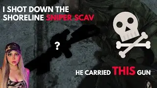 I shot the shoreline sniper SCAV - he really DROPPED himself and a big gun!