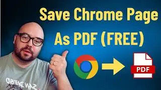 How To Save Google Chrome Page as PDF