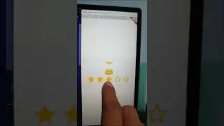 rating bar with an emoji 🥰