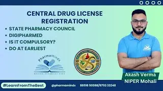 CENTRAL REGISTRATION FOR LICENSE | PCI UPDATE | DIPLOMA AND BACHERLORS UPDATE  | PHARMAMINDS