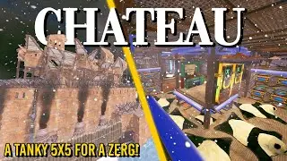 The CHATEAU - VIGOROUS 5X5 FOR LARGE GROUPS | Open Core & Mountain Roof & Widegap wall & China Wall