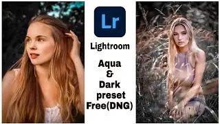 Aqua & Dark Lightroom Preset Mobile | Lightroom Preset  (DNG) | RHR EDITZ