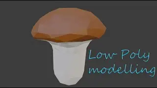 Low poly моделирование. Модификатор упрощение в blender.