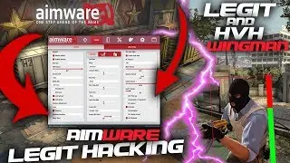 CS:GO LEGIT Hacking | LOL WTF? | WINGMAN!! // AIMWARE.NET