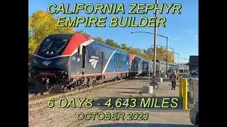 California Zephyr and Empire Builder - October 2023