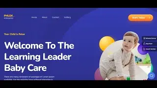 Kindergarten dynamic Website Theme hmmms.tech