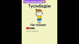 5 слов на казахском и русском. 