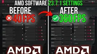 *NEW* BEST AMD Radeon Settings (2023)🔥 | AMD Radeon Settings for GAMING✔️