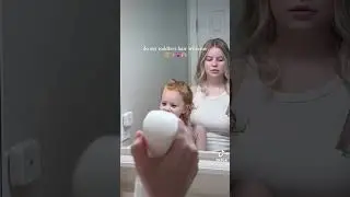 Do my toddlers hair with me #shorts #short #momlife #hair #toddler #funny