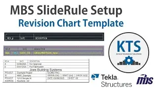 MBS SlideRule - Tekla Template Editor Revision Chart