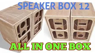 SMALL  BUT TEREBLE    SPEAKER BOX SIZE 12 ASSEMBLY .