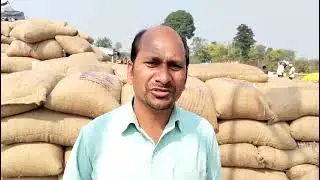 उपार्जन केंद्र भानेगांव के डाटा ऑपरेटर टीकाराम ठाकरे जी से विशेष चर्चा।