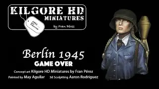 Kilgore HD Miniatures KGF002 Berlin 1945 – Game Over 1/10th scale resin Bust