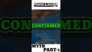 TOP 3 MINECRAFT MYTHS || #SHORTS || #MINECRAFTSHORTS || #MYTHBUSTED